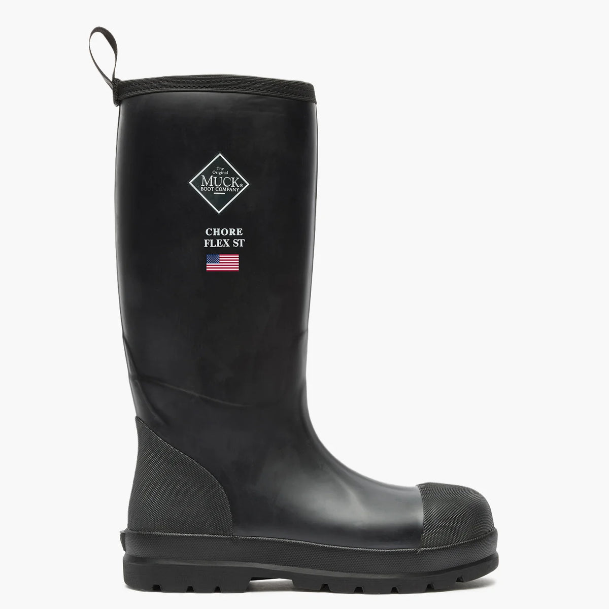 Chore Flex Men's 15" Steel Toe Work Boot - BLACK
