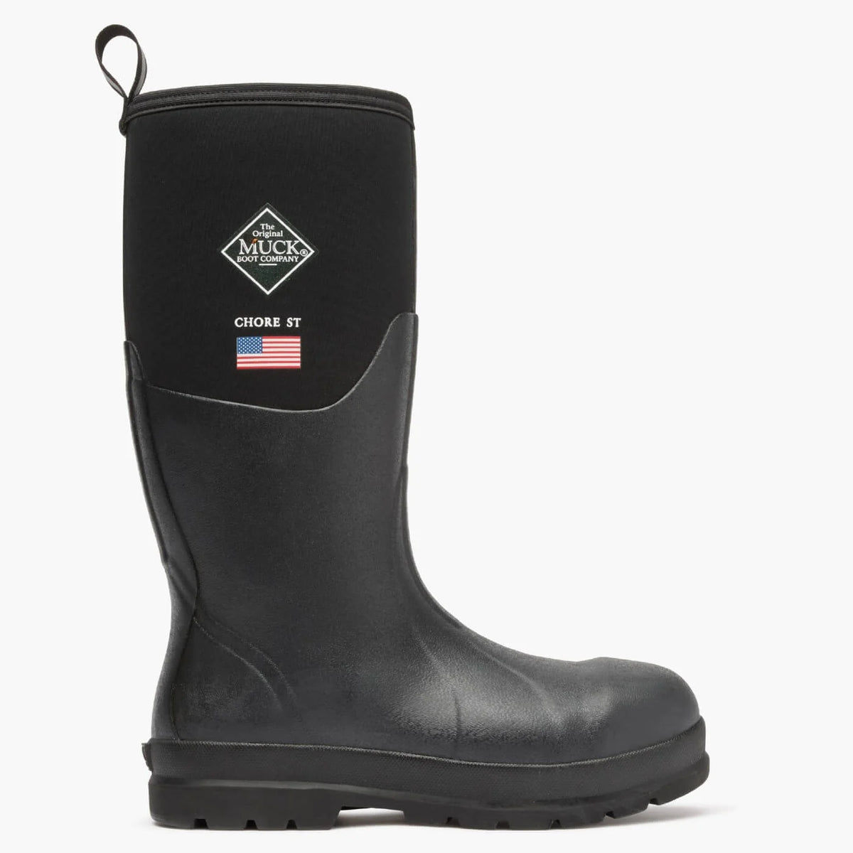Chore Classic USA Men's Steel Toe Work Boot - BLACK