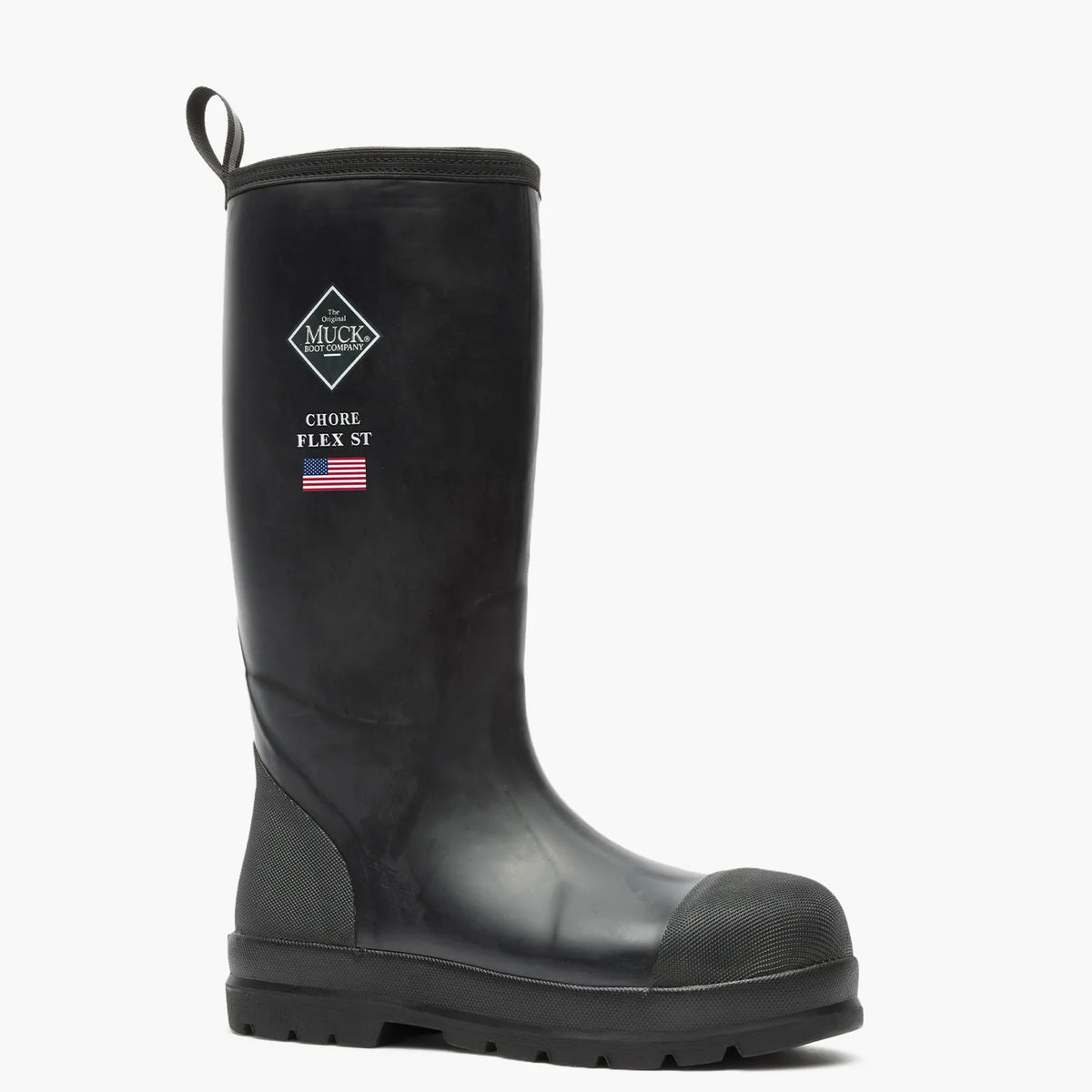 Chore Flex Men's 15" Steel Toe Work Boot - BLACK