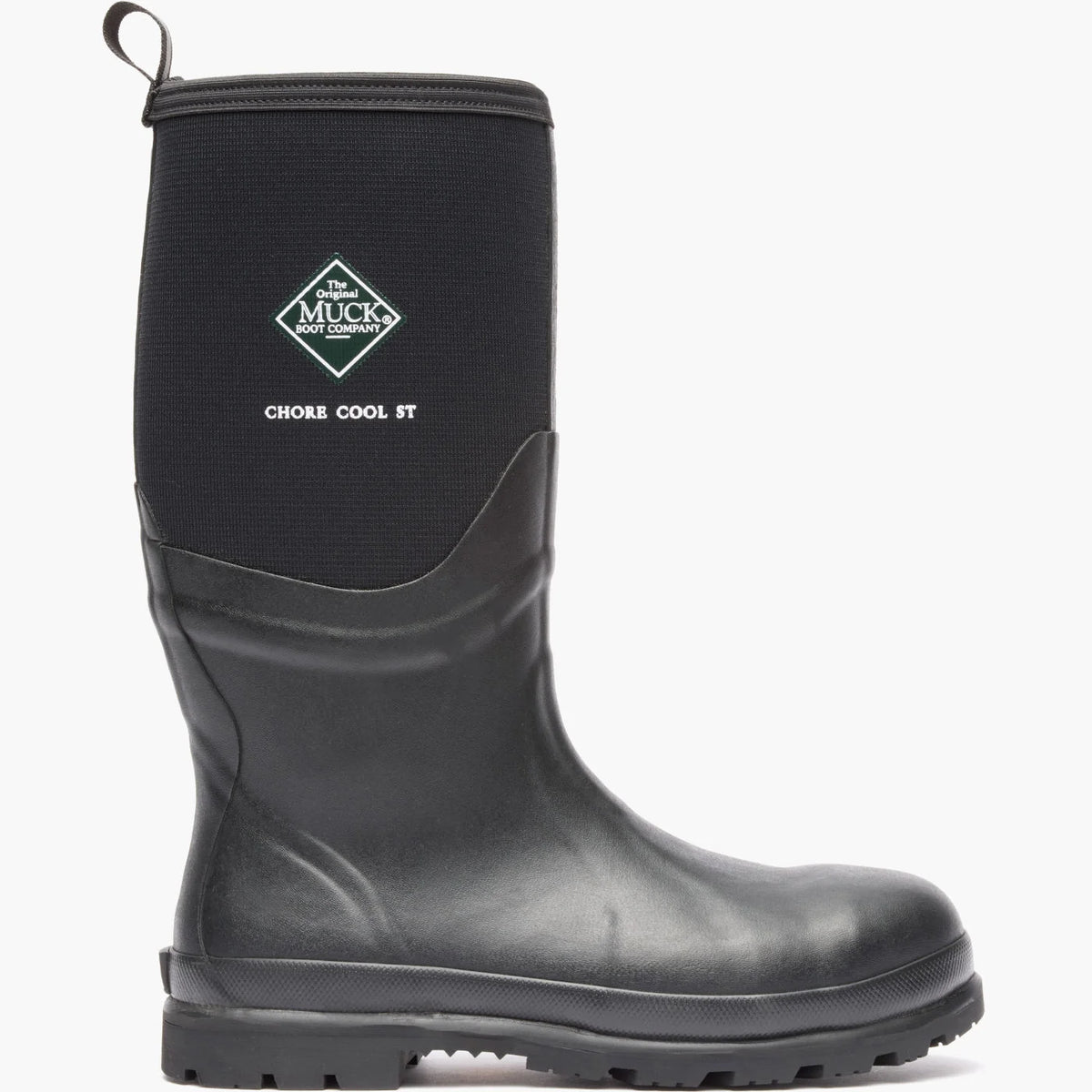 Chore Cool Men's Steel Toe Tall Boot - BLACK